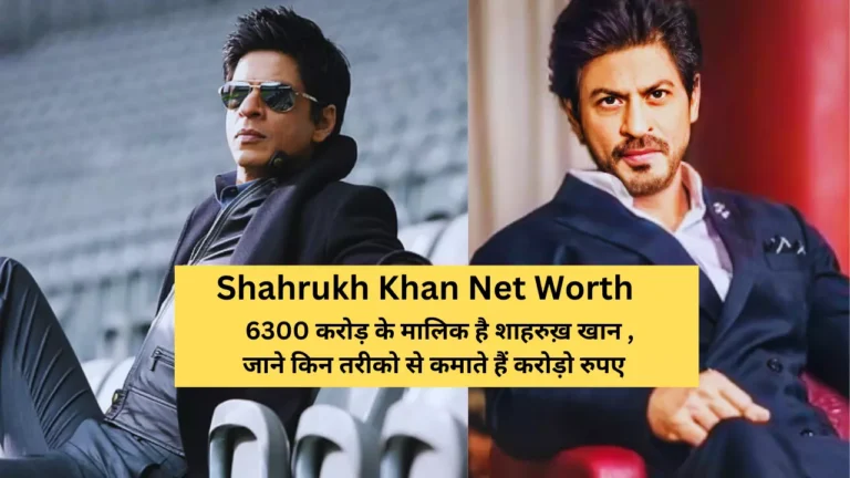 shahrukh khan net worth